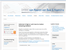 Tablet Screenshot of dmbh.nl