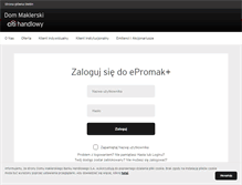 Tablet Screenshot of online.dmbh.pl